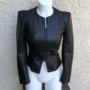 💝 ZARA Faux Leather jacket